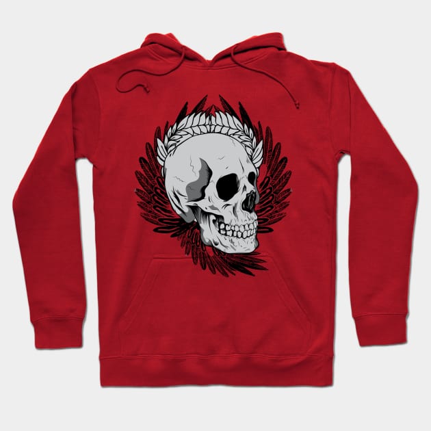 Indian Skull Chief Hoodie by Tpixx